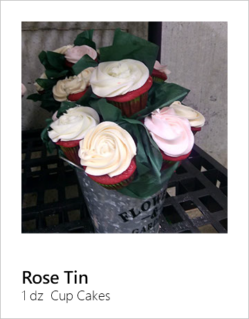 ﷯ Rose Tin 1 dz Cup Cakes 
